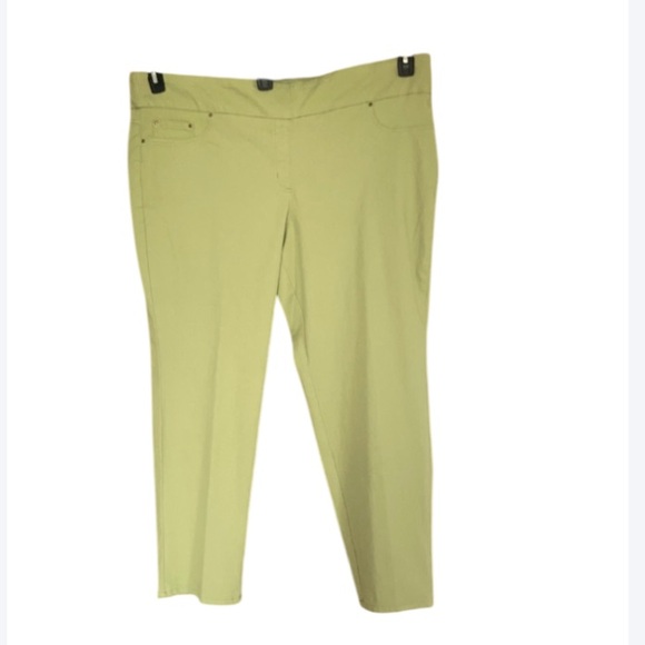Ruby Rd. Pants - Ruby Rd pant new sage green slimming contour waistband pant 22W